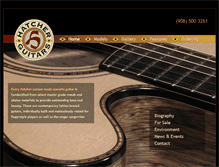 Tablet Screenshot of hatcherguitars.com